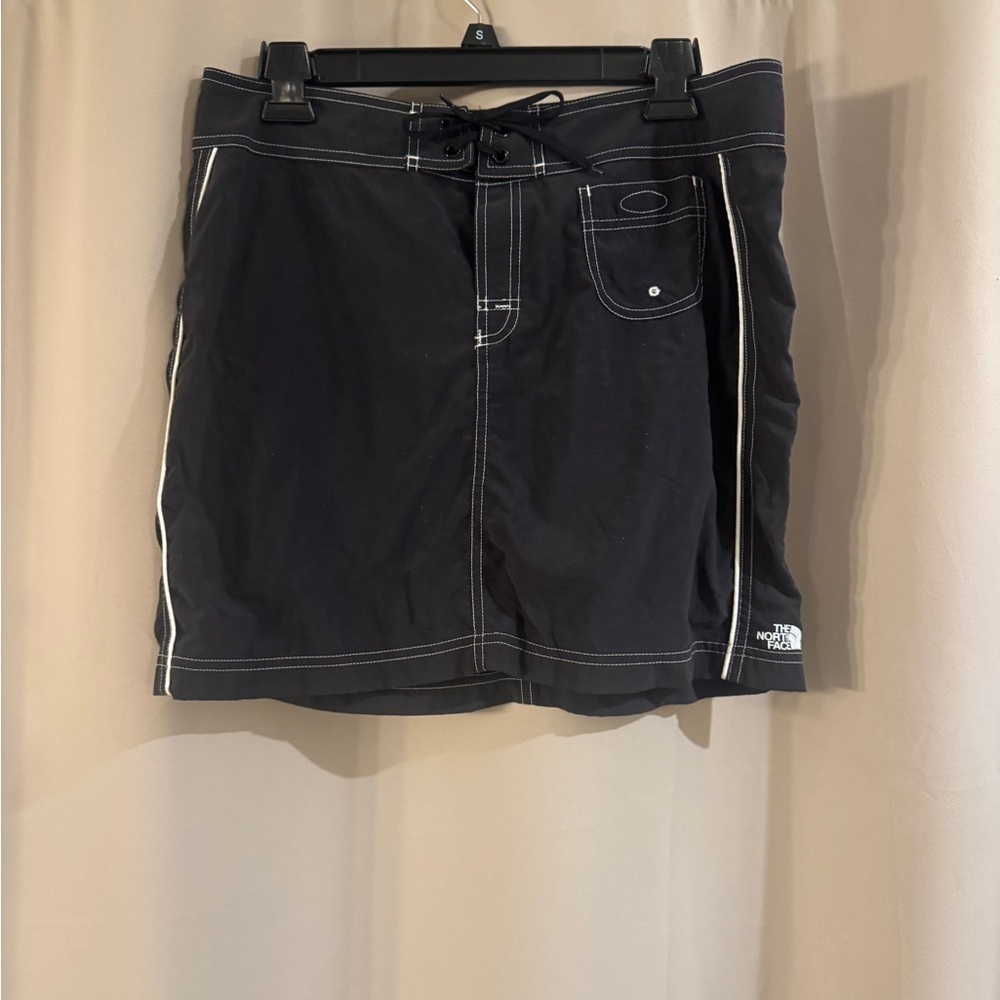 The North Face Black Athletic Skirt  with Contrast Stitching